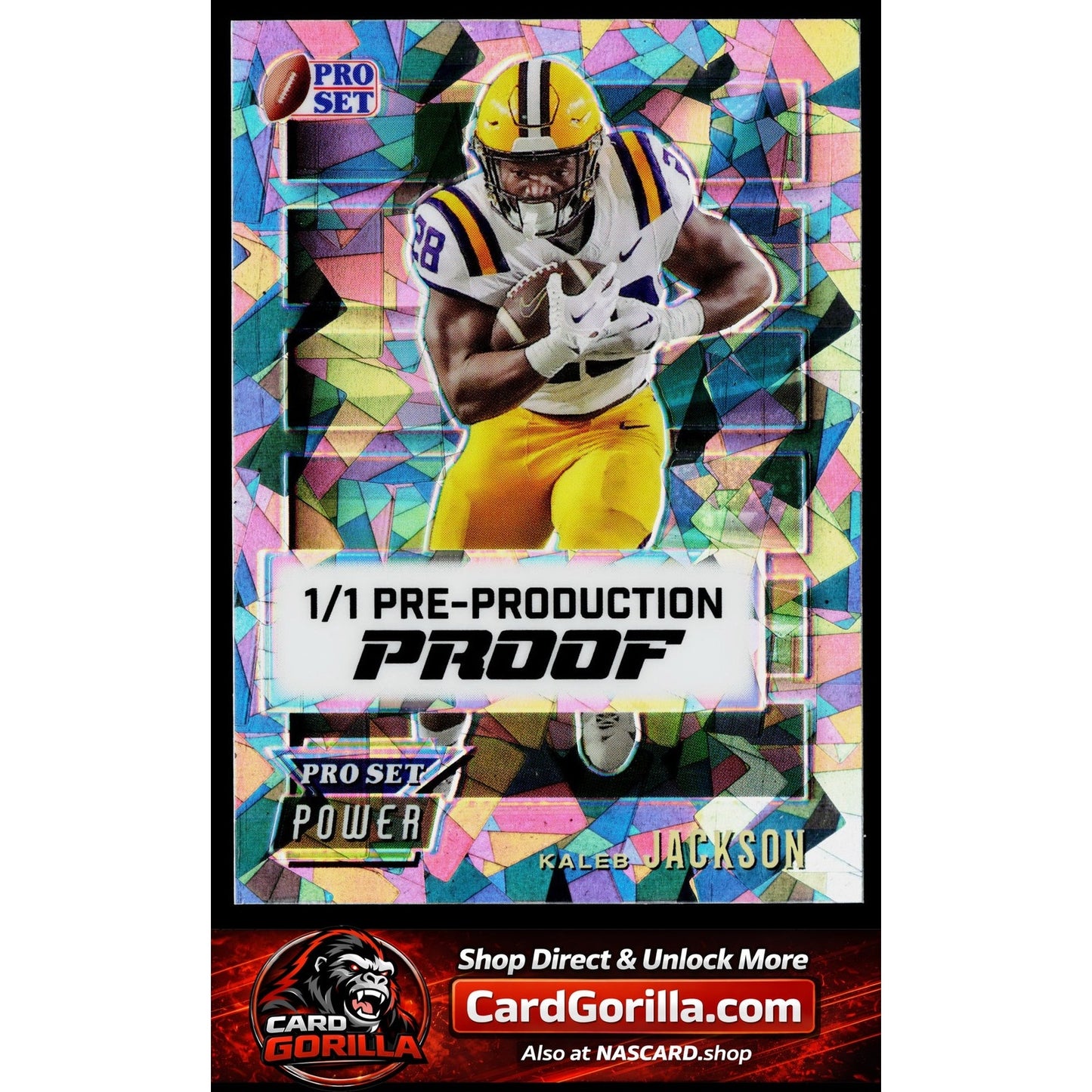 2024 Pro Set Metal Kaleb Jackson Pro Set Power Crystal Pro Set Border #1/1