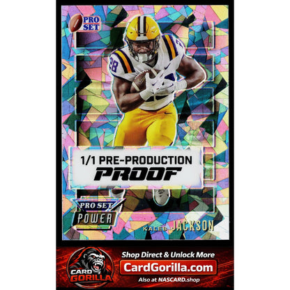 2024 Pro Set Metal Kaleb Jackson Pro Set Power Crystal Pro Set Border #1/1