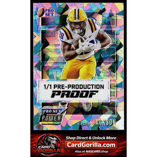 2024 Pro Set Metal Kaleb Jackson Pro Set Power Crystal Pro Set Border #1/1