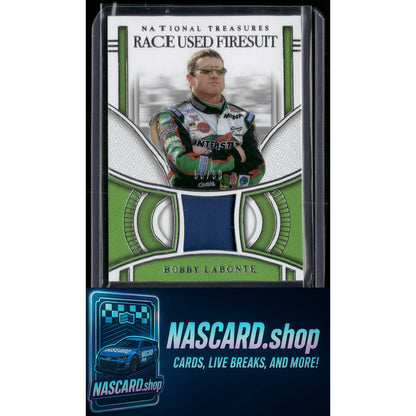 2024 Panini National Treasures #RUF-BLT Bobby Labonte Race Used Firesuit #/99 - NASCARD.shop