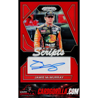 2024 Panini Prizm #S-JMY Jamie McMurray Scripts Red #/99