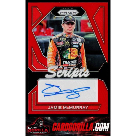 2024 Panini Prizm #S-JMY Jamie McMurray Scripts Red #/99