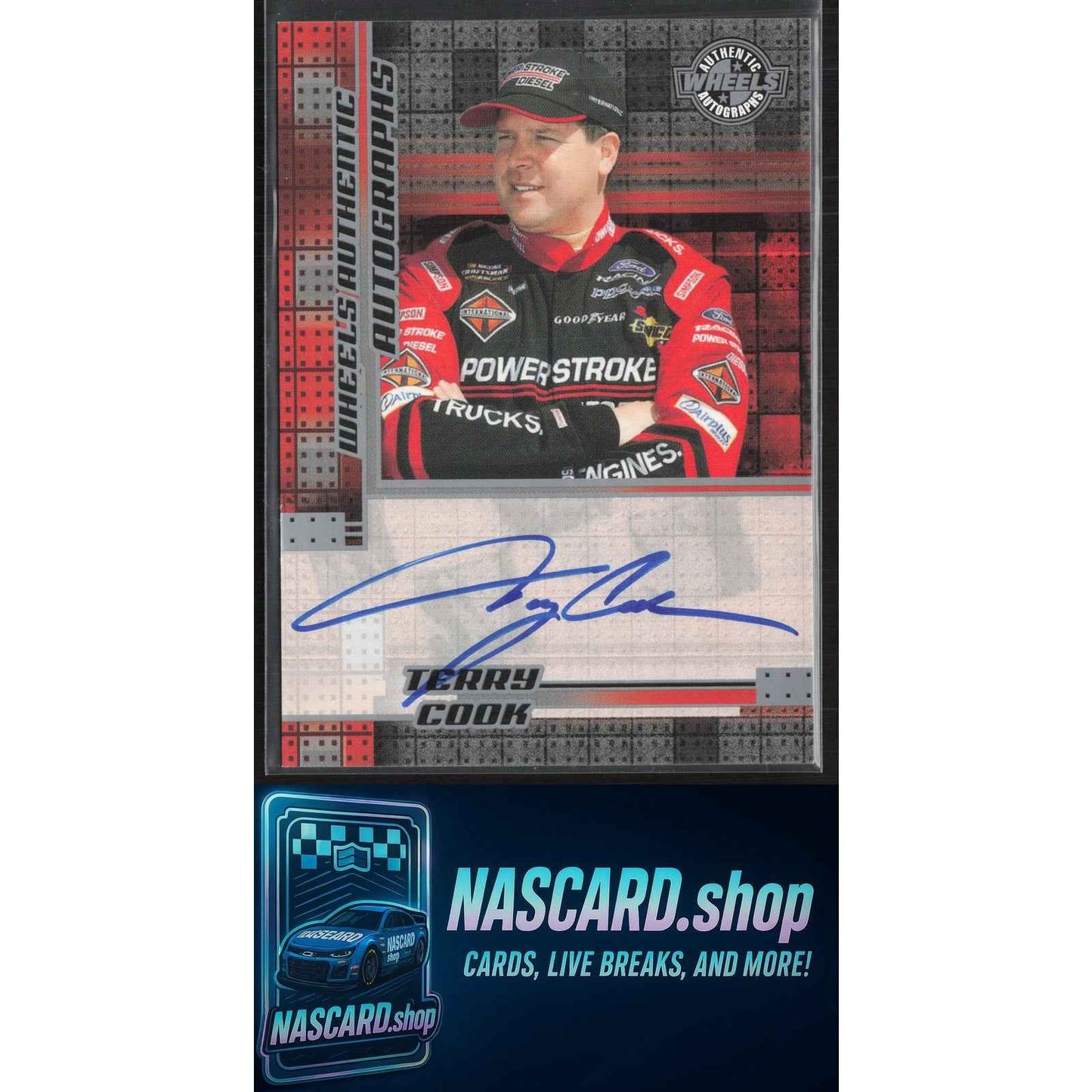 2005 Wheels American Thunder #NNO Terry Cook Autographs