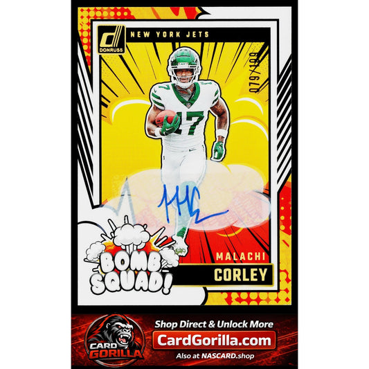 2024 Donruss #26 Malachi Corley Bomb Squad Autographs #/199