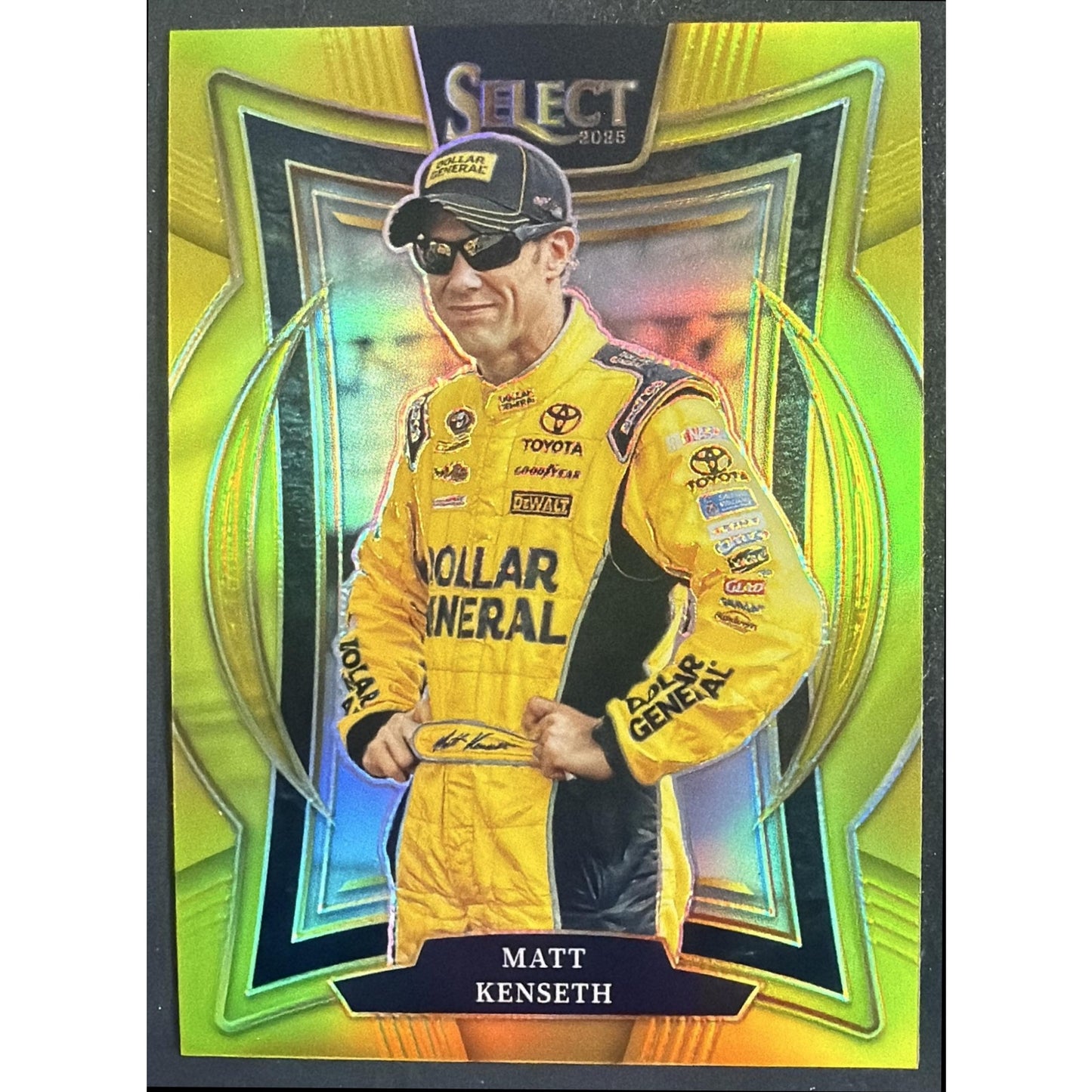 2025 Panini Select Matt Kenseth #27 Grandstand Gold Prizms 6/10