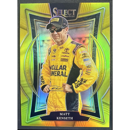 2025 Panini Select Matt Kenseth #27 Grandstand Gold Prizms 6/10