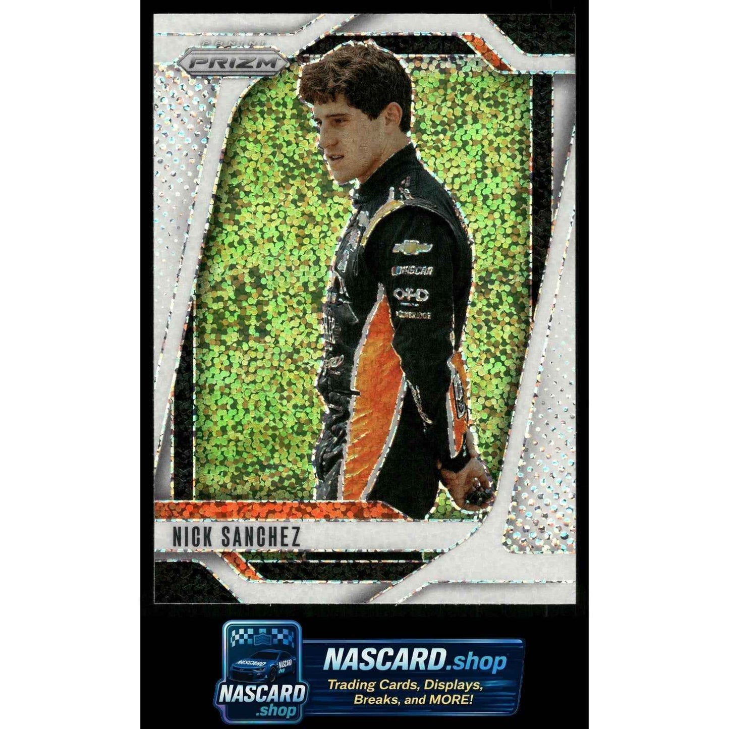 2025 Panini Prizm #72 Nick Sanchez White Sparkle