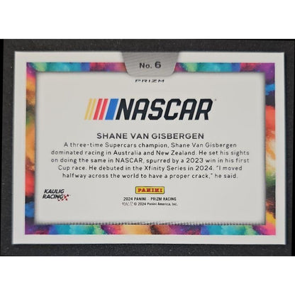 2024 Panini Prizm Shane Van Gisbergen #6 Color Blast