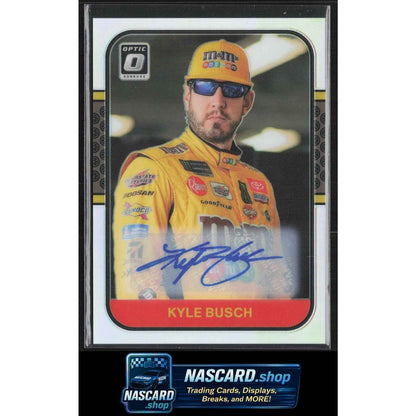 2020 Donruss #66 Kyle Busch Optic Signatures Holo #/99