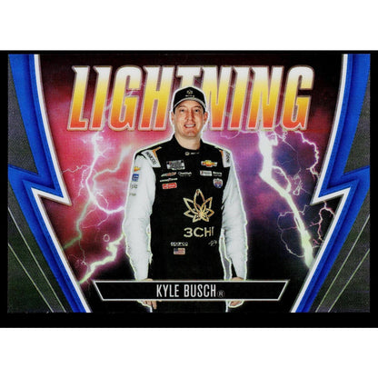 2023 Panini Chronicles #1 Kyle Busch Lightning Blue #/199