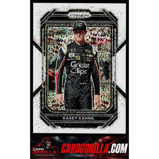 2023 Panini Prizm #13 Kasey Kahne White Sparkle Prizm