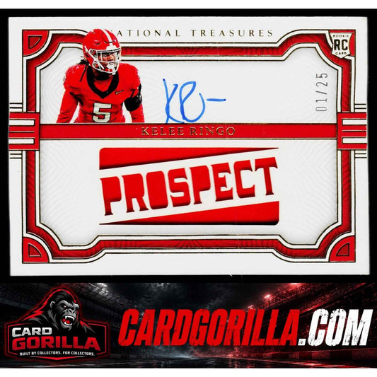 2023 Panini National Treasures Kelee Ringo Rookie Autograph #01/25 RC