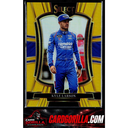 2026 Panini Select Racing #249 Kyle Larson Trackside Gold Prizm #/10