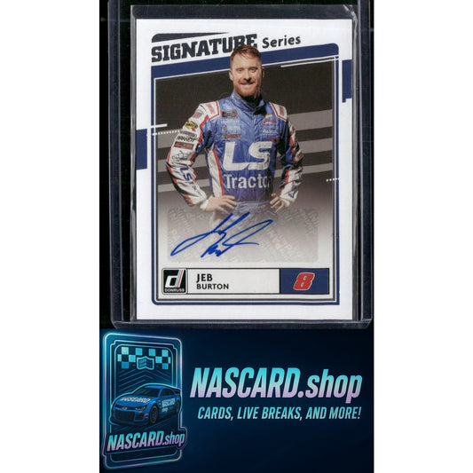2021 Donruss #SS-JB Jeb Burton Signature Series - NASCARD.shop
