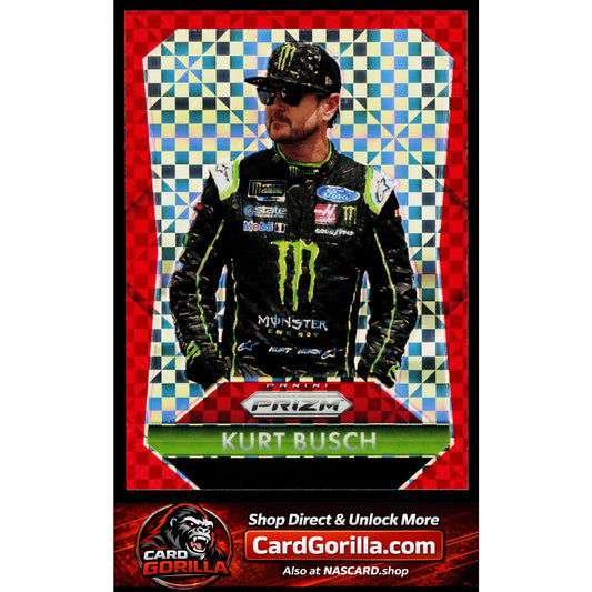 2025 Panini Prizm #166 Kurt Busch Red Power #/175