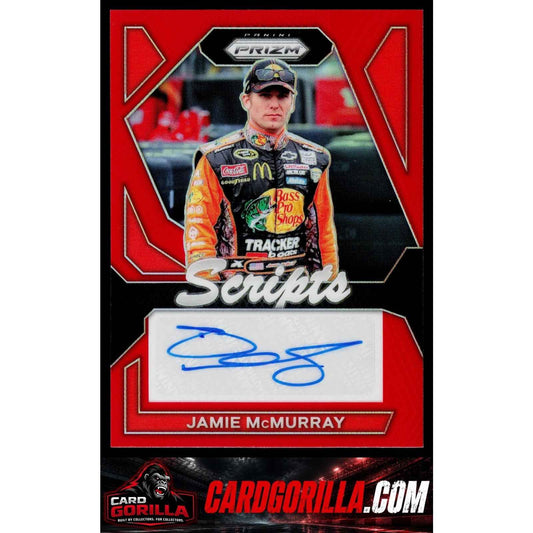 2024 Panini Prizm #S-JMY Jamie McMurray Scripts Red #/99
