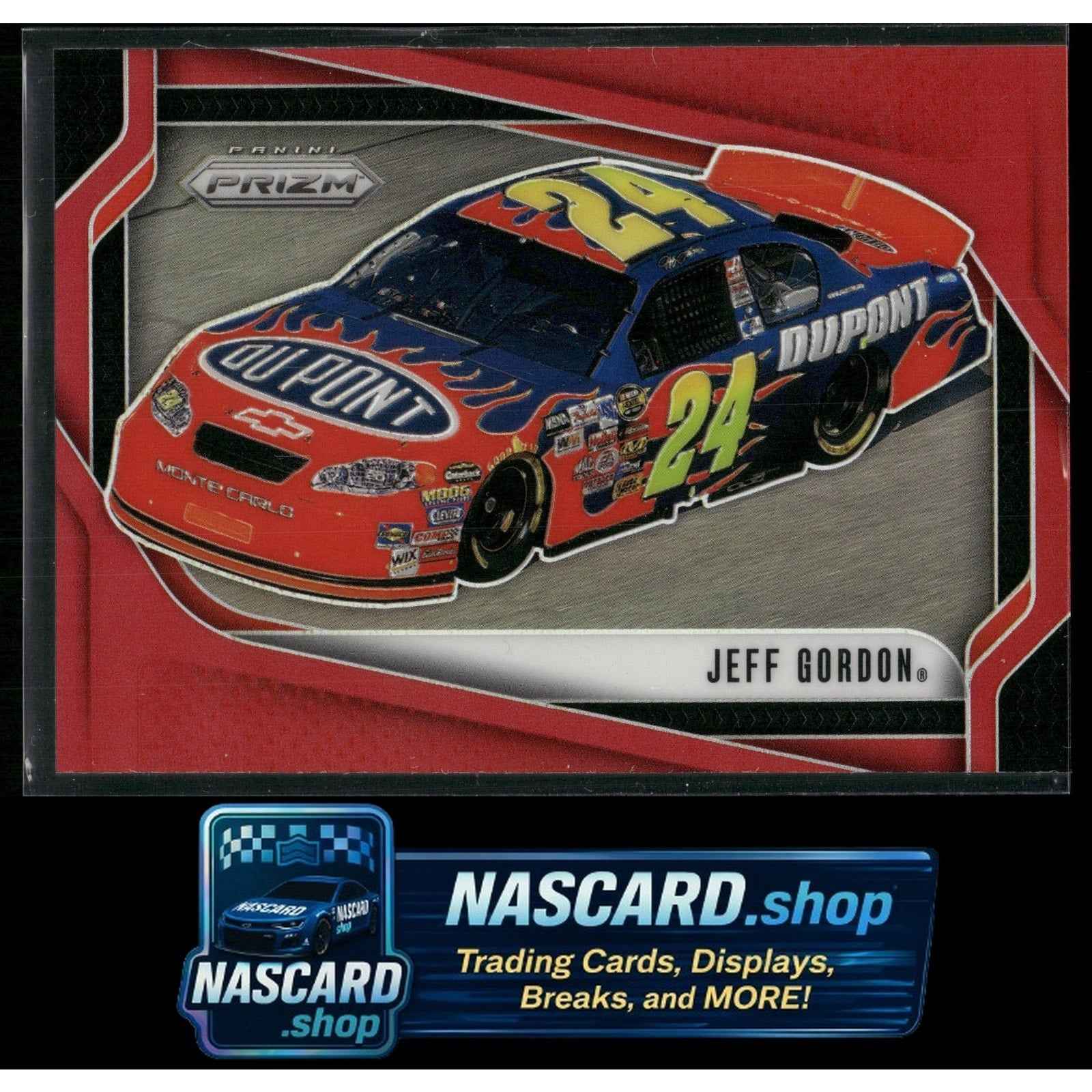 2025 Panini Prizm #101 Jeff Gordon Red #/249