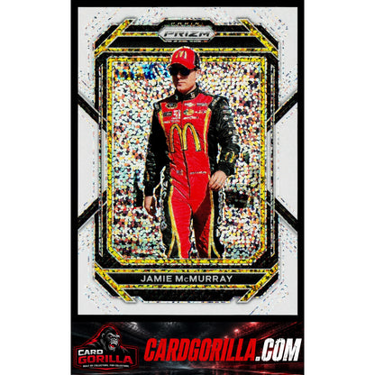 2023 Panini Prizm #54 Jamie McMurray White Sparkle Prizm