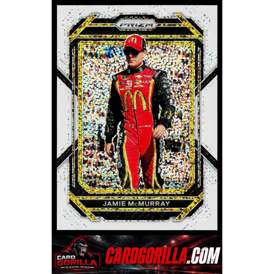 2023 Panini Prizm #54 Jamie McMurray White Sparkle Prizm