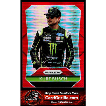 2025 Panini Prizm #3 Kurt Busch Red Pulsar #/199