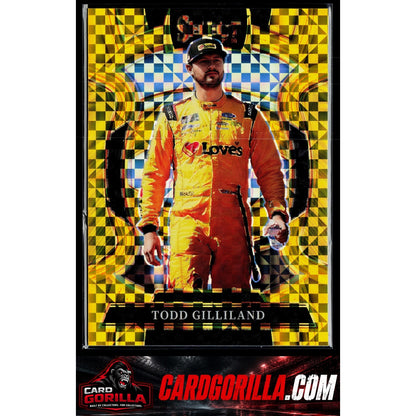 2026 Panini Select Racing #34 Todd Gilliland Grandstand Gold Power Plaid #/13