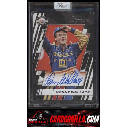 2025 Panini Turn Four #75-KW Kenny Wallace NASCAR 75th Anniversary Signatures