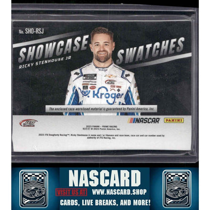 2023 Panini Prime #SHO-RSJ Ricky Stenhouse Jr. Showcase Swatches Red