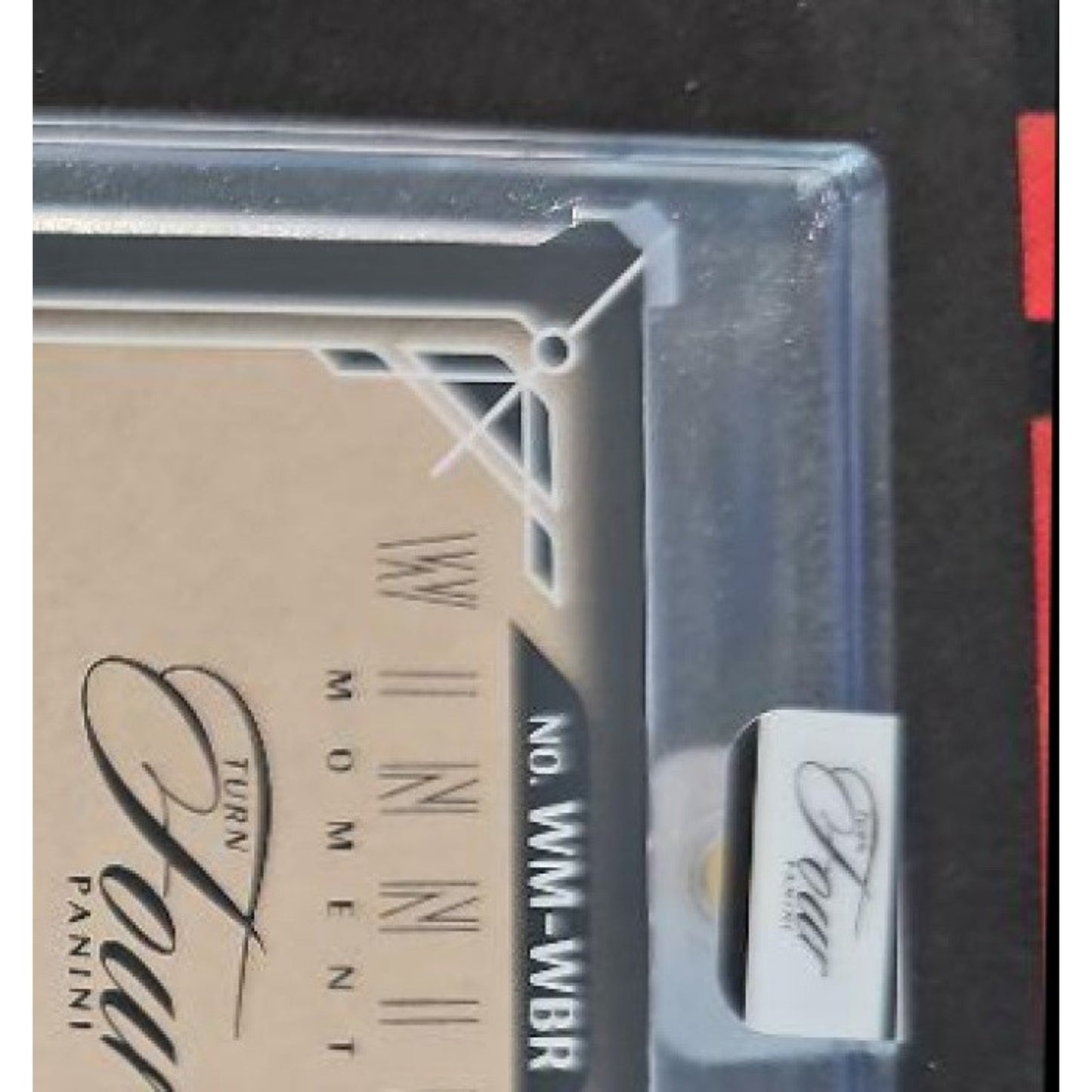 2026 Panini Turn Four Racing William Byron #20 Winning Moments Red /15 Auto