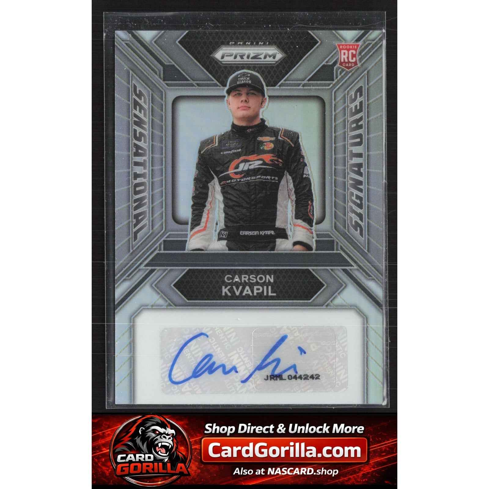 2024 Panini Prizm #SS-CKL Carson Kvapil Sensational Signatures RC