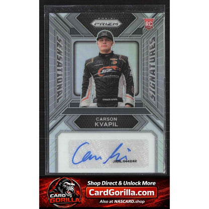 2024 Panini Prizm #SS-CKL Carson Kvapil Sensational Signatures RC