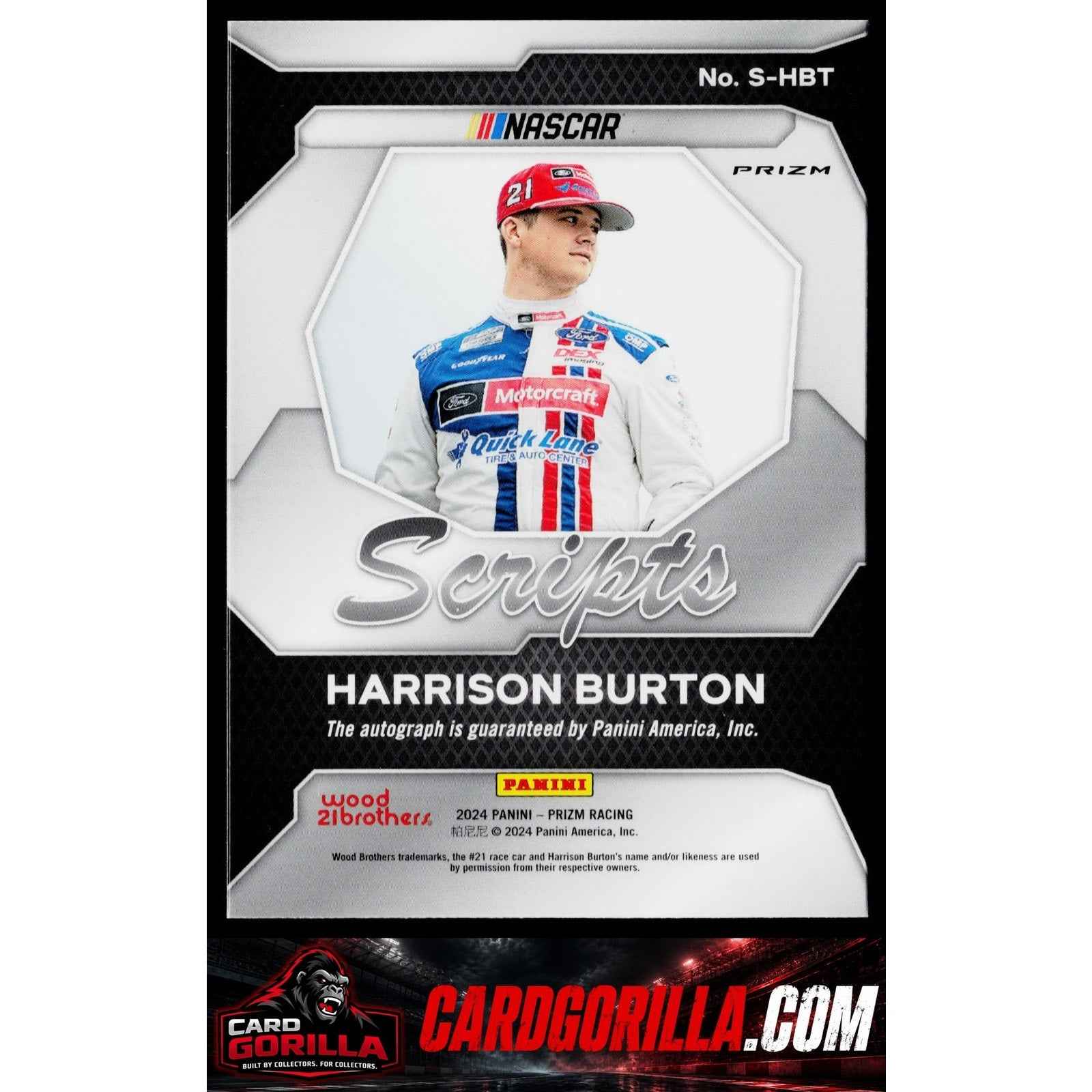 2024 Panini Prizm #S-RTX Ryan Truex Scripts