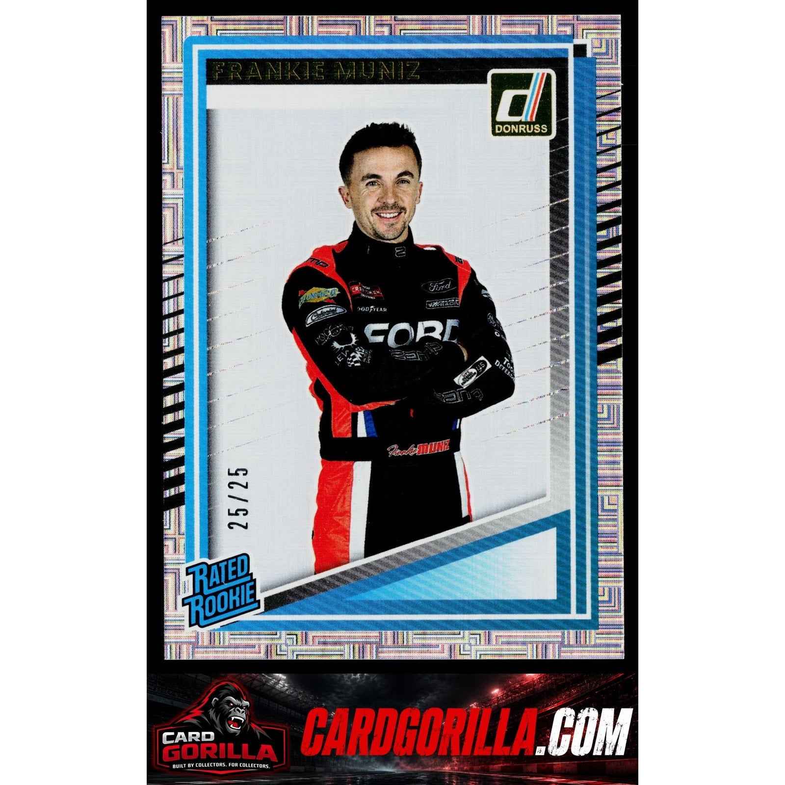 2025 Donruss #99 Frankie Muniz Rated Rookie Mojo #/25