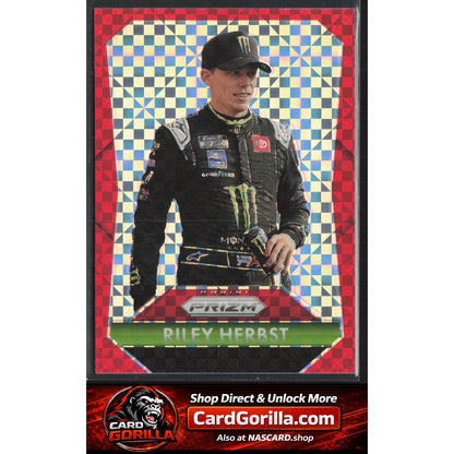 2025 Panini Prizm #186 Riley Herbst Red Power #/175