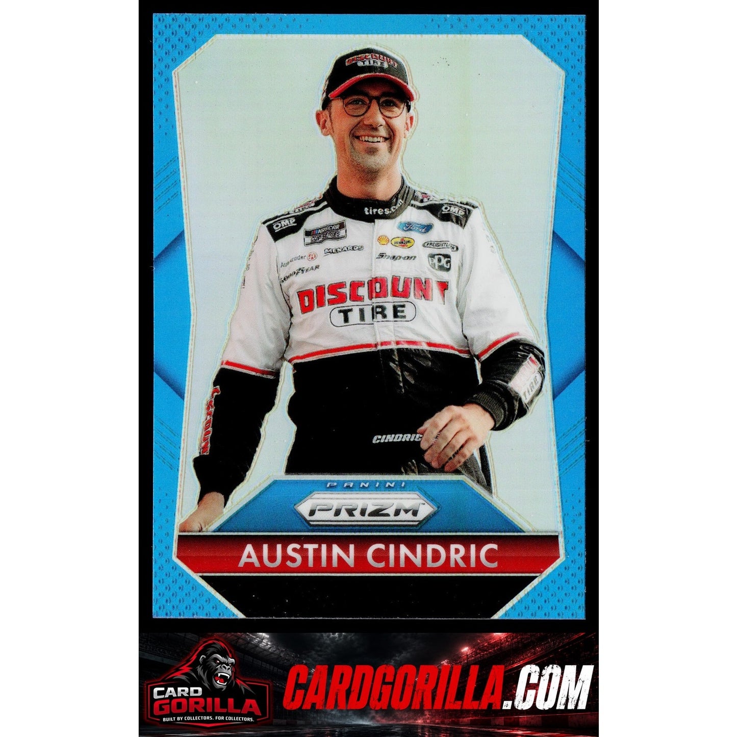2025 Panini Prizm #152 Austin Cindric Carolina Blue #/49