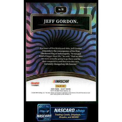2025 Panini Select #16 Jeff Gordon Color Wheel
