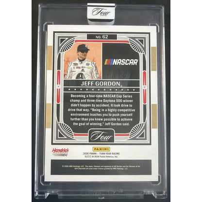 2026 Panini Turn Four Racing Jeff Gordon #62 Holo Silver /49