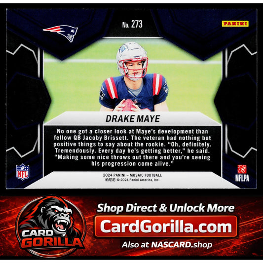 2024 Panini Mosaic #273 Drake Maye