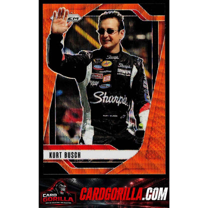 2025 Panini Prizm #3 Kurt Busch Orange Wave #/125