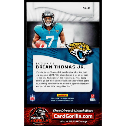 2024 Panini Illusions #41 Brian Thomas Jr. Retail