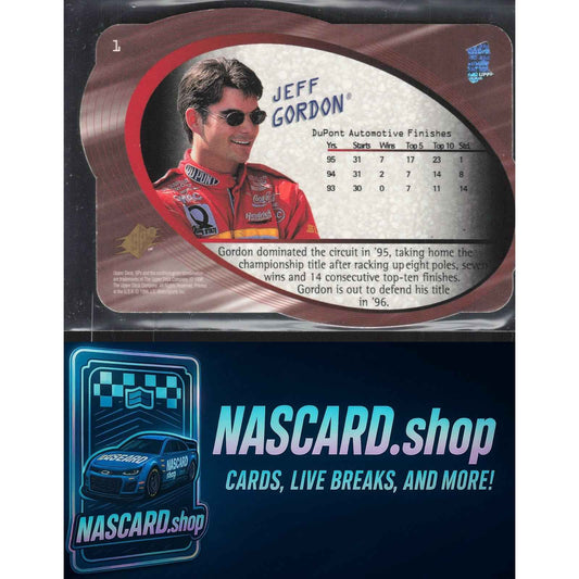 1996 SPx #1 Jeff Gordon Gold
