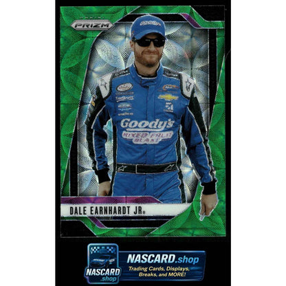 2025 Panini Prizm #84 Dale Earnhardt Jr Green Scope #/149