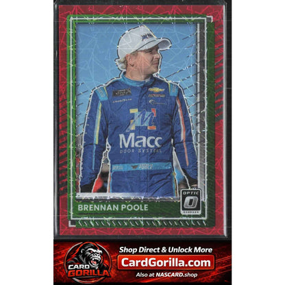 2025 Donruss #43 Brennan Poole Optic Red Velocity #/199