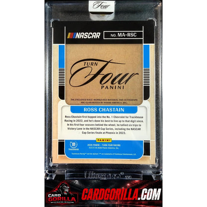 2026 Panini Turn Four Ross Chastain Memorabilia Autographs FOTL Black #6/6