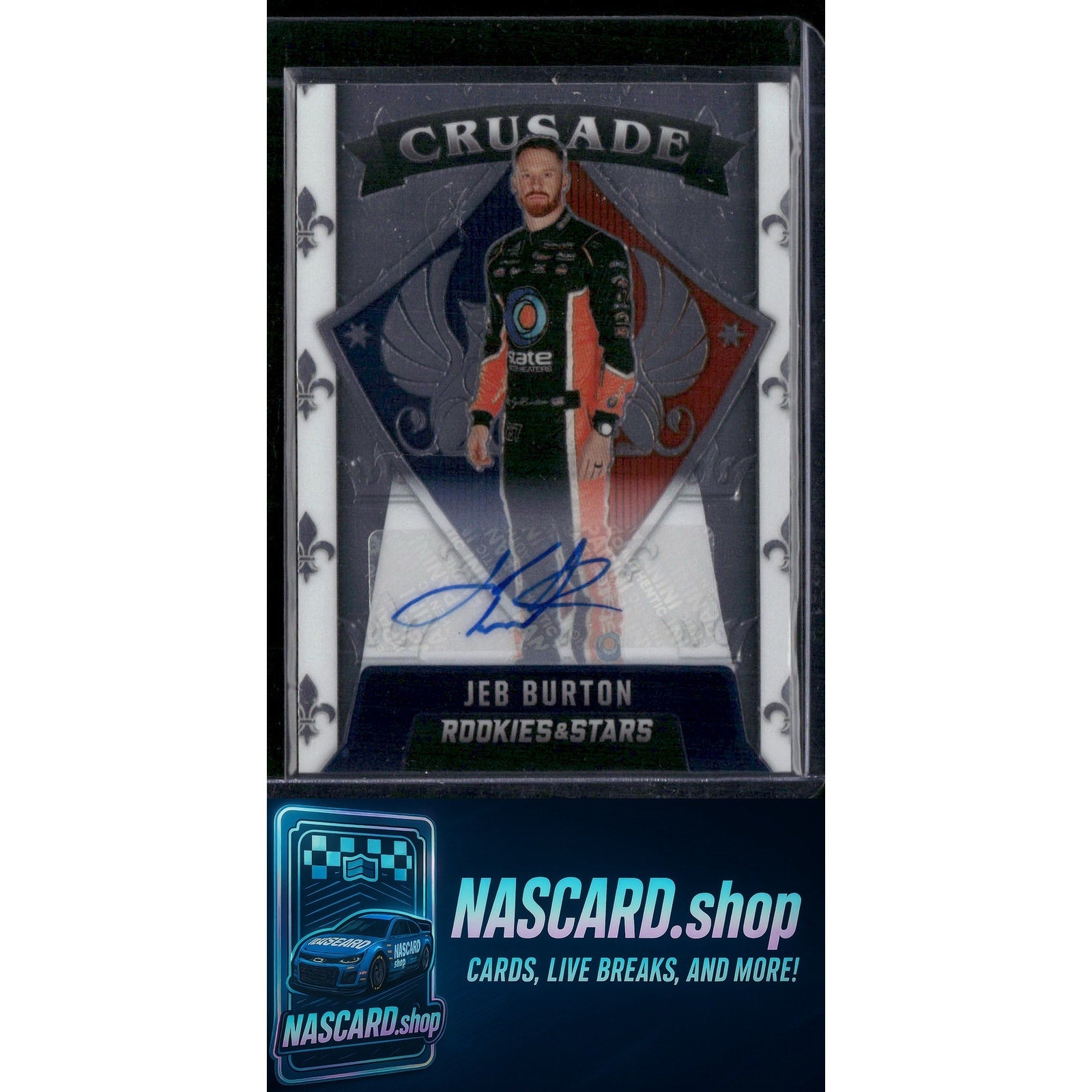 2022 Panini Chronicles #15 Jeb Burton Crusade Autographs - Card Gorilla
