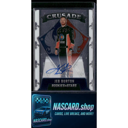 2022 Panini Chronicles #15 Jeb Burton Crusade Autographs - Card Gorilla