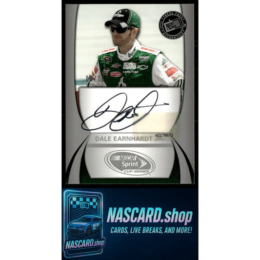 2011 Press Pass Dale Earnhardt Jr. Autographs Silver #/10 - NASCARD.shop