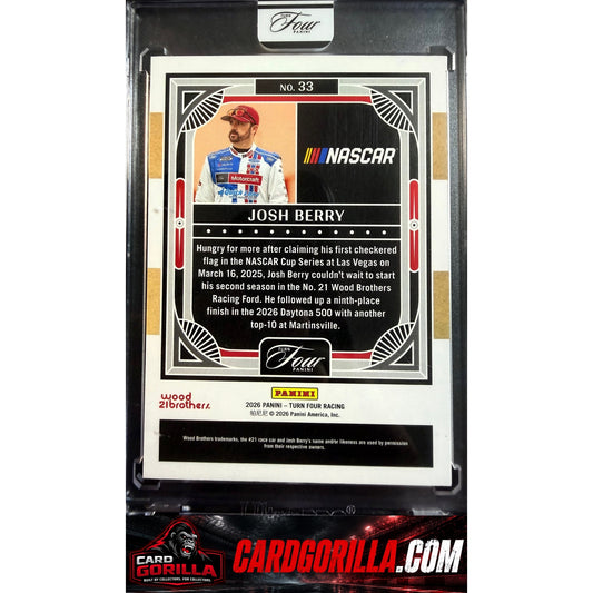 2026 Panini Turn Four #33 Josh Berry Holo Gold #/5