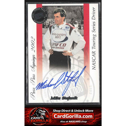 2002 Press Pass #NNO Mike Stefanik Signings