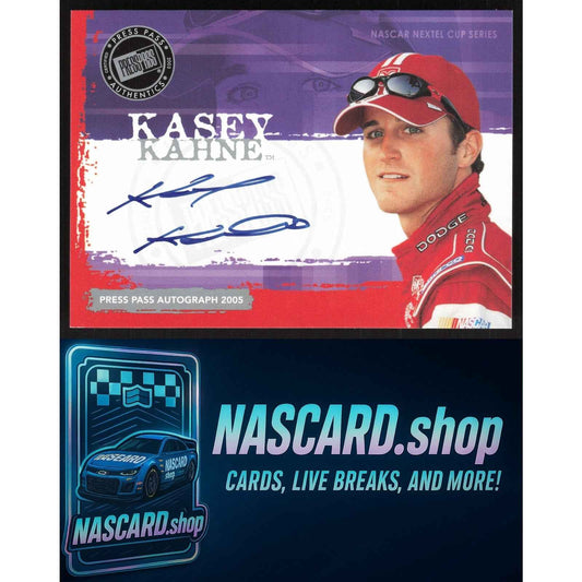 2005 Press Pass #NNO Kasey Kahne Autographs