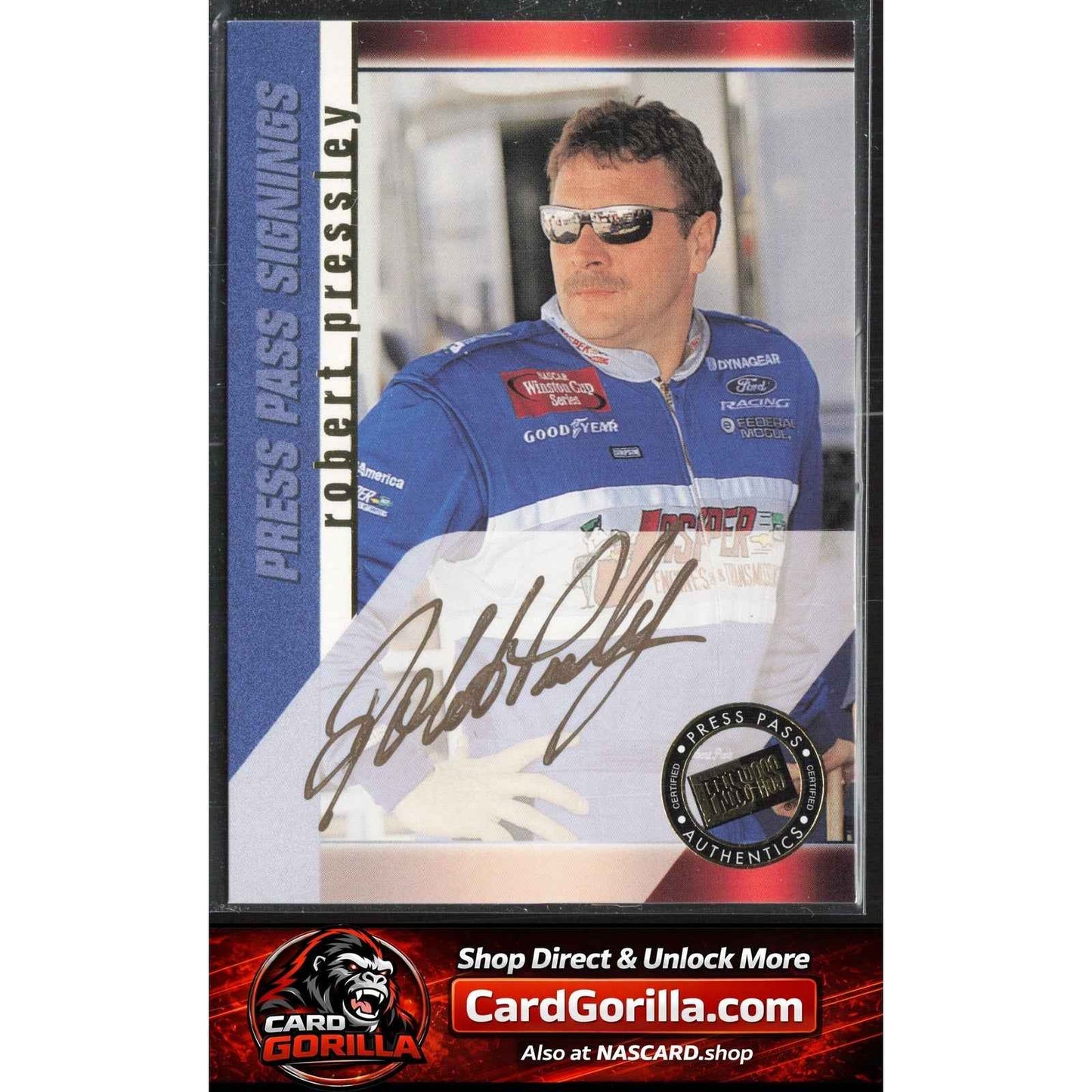 2000 Press Pass #NNO Robert Pressley Signings Gold #/100